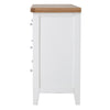 Earlham White Painted & Oak Chest of Drawers - 6 Drawer