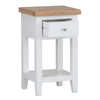 Earlham White Painted & Oak Lamp Table