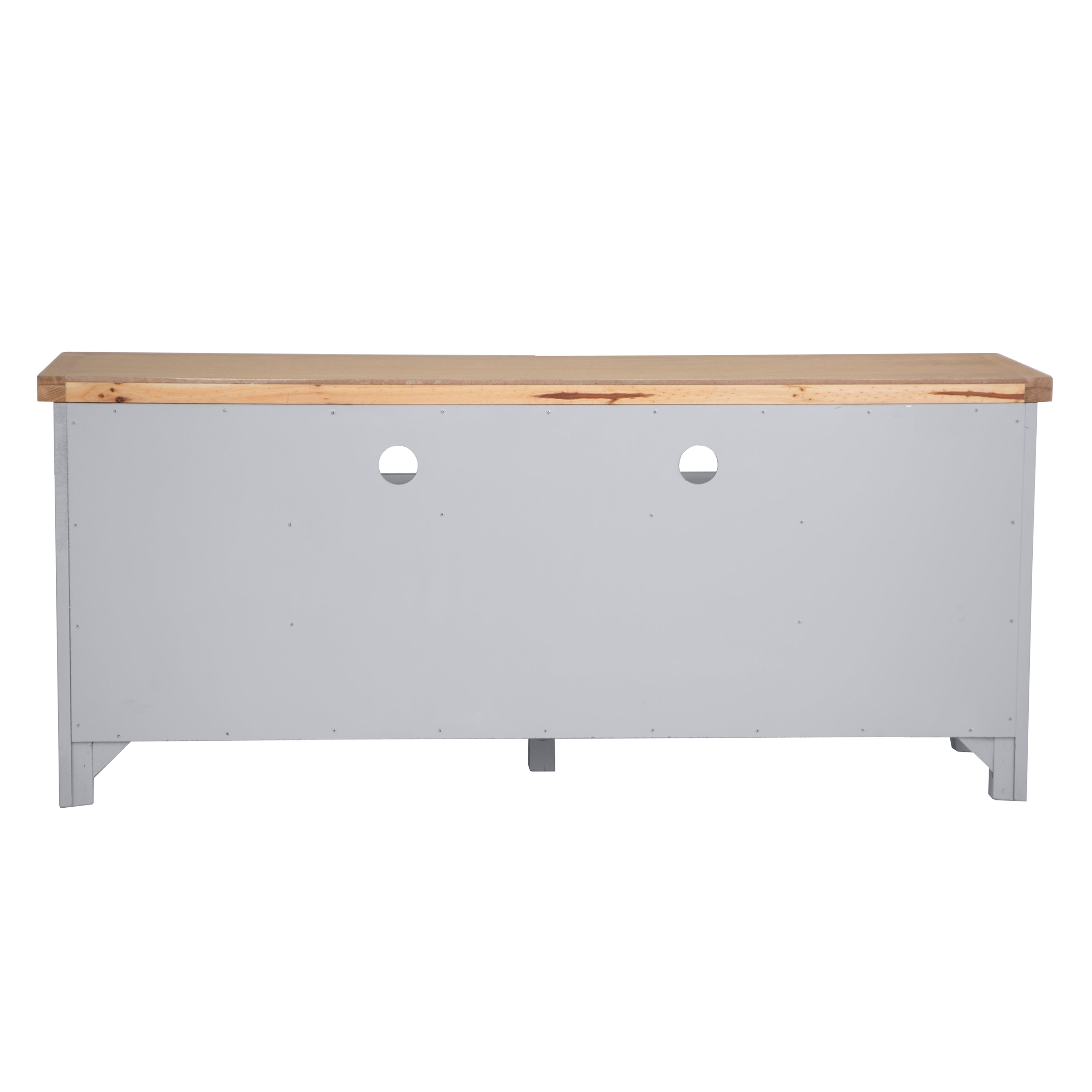 Earlham Grey Painted & Oak Large TV Unit