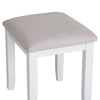 Earlham White Painted & Oak White Dressing Table Stool