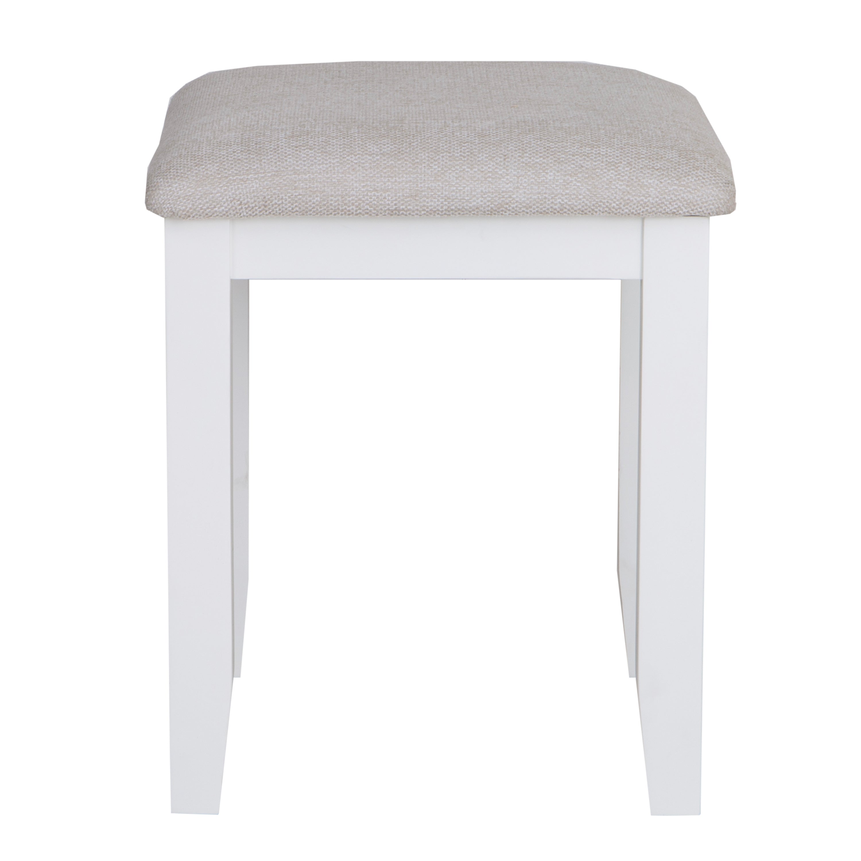 Earlham White Painted & Oak White Dressing Table Stool