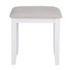 Earlham White Painted & Oak White Dressing Table Stool