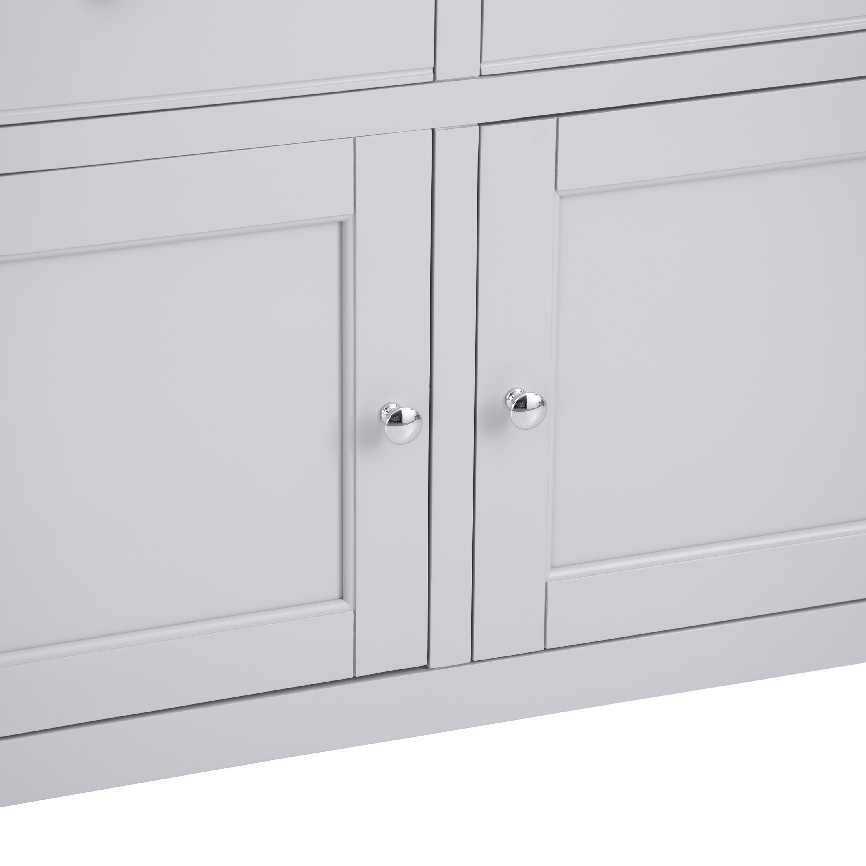 Earlham Grey Painted & Oak Standard Sideboard