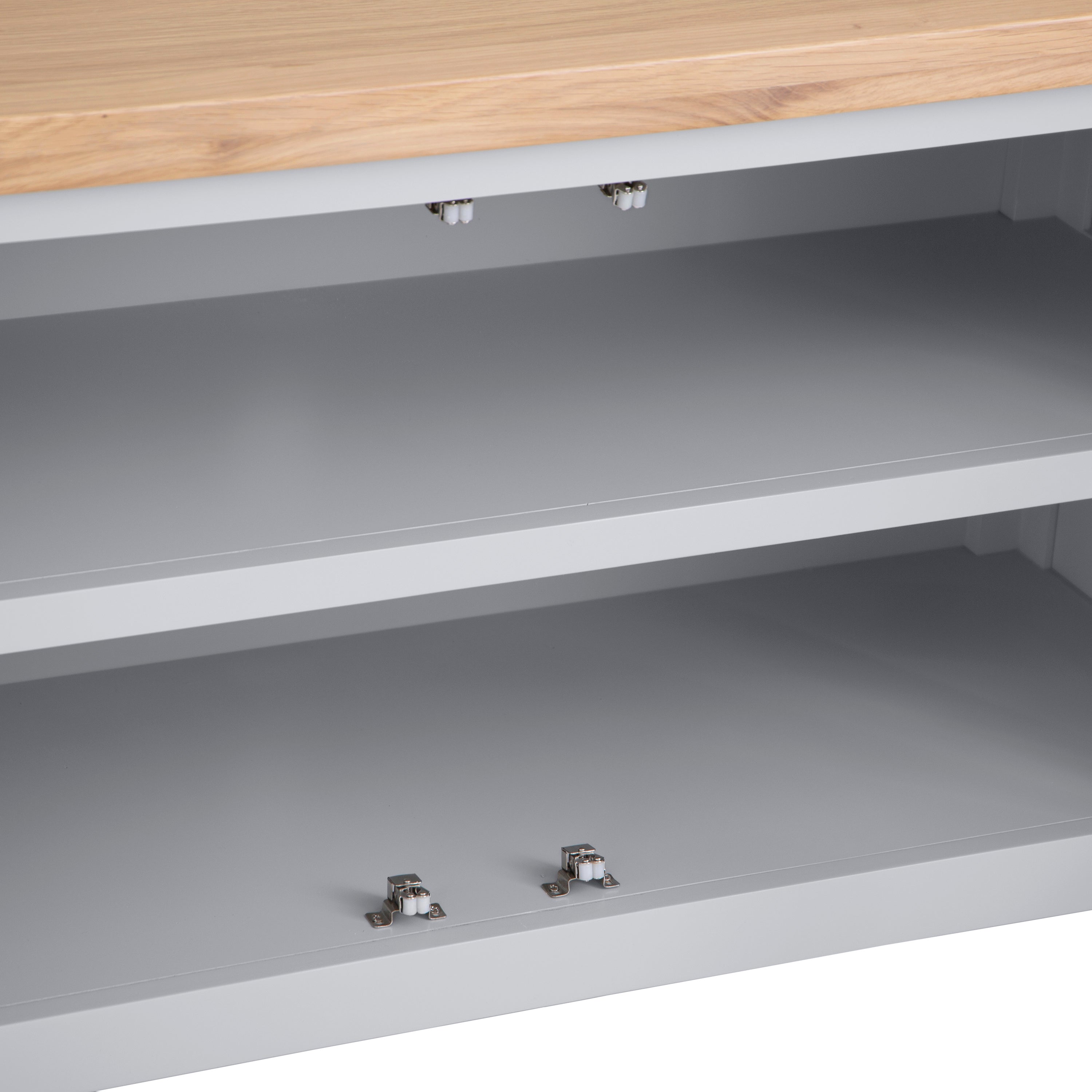 Earlham Grey Painted & Oak Standard TV Unit
