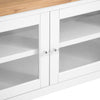 Earlham White Painted & Oak Standard TV Unit