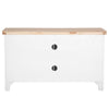 Earlham White Painted & Oak Standard TV Unit
