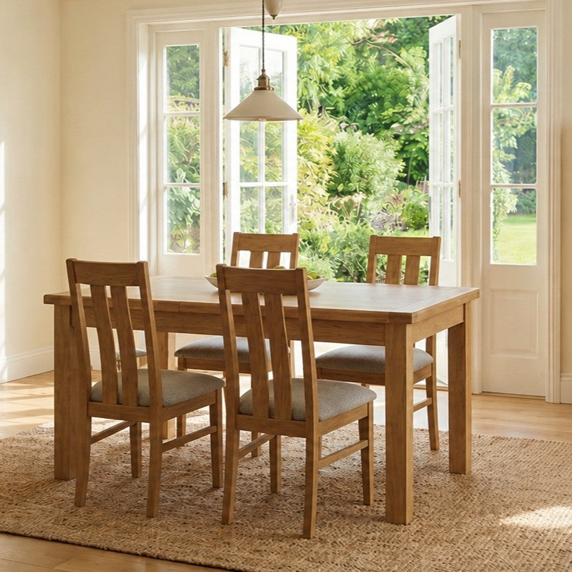 Elsham Oak Large Extending Dining Table