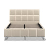 Alessia 5ft (150cm) King Size Fabric Bedframe - Beige Linen