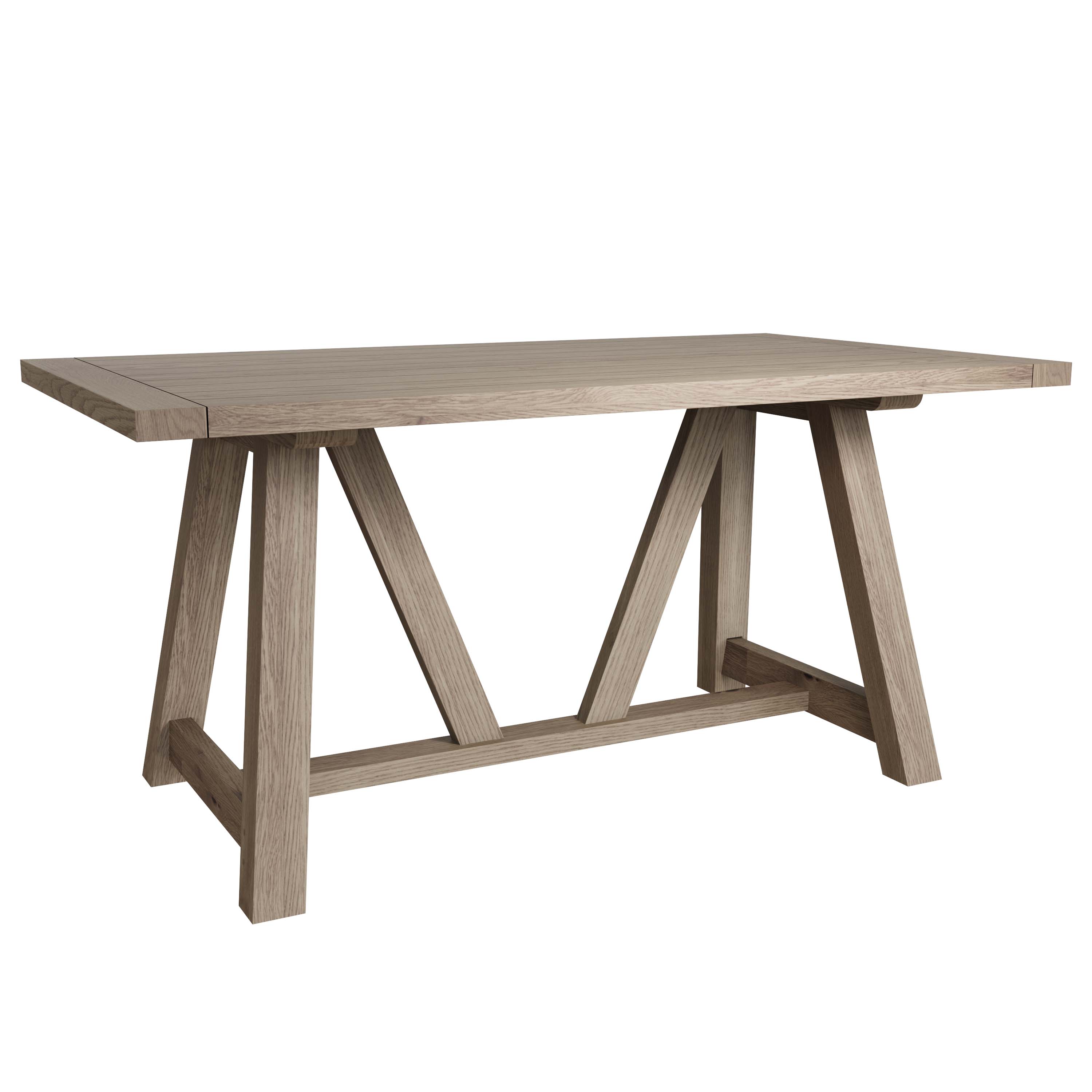 Suffolk Grey Oak Dining Table - 160cm