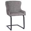Fusion Cantilever Dining Chair - Platinum