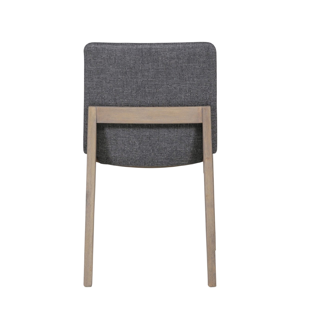 Falun Smoked Oak Dining Chair - Dark Grey