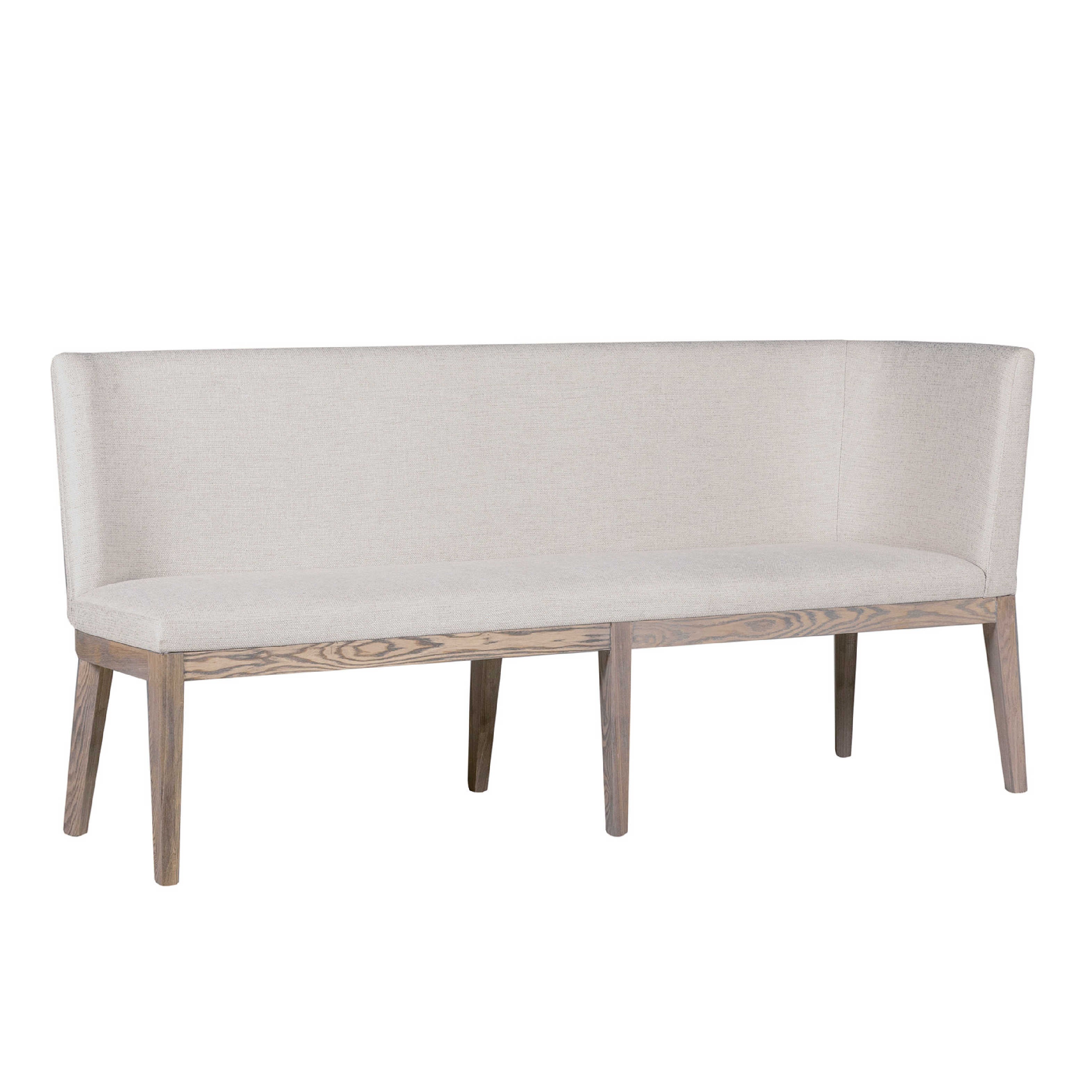 Falun Smoked Oak Corner Bench - Natural
