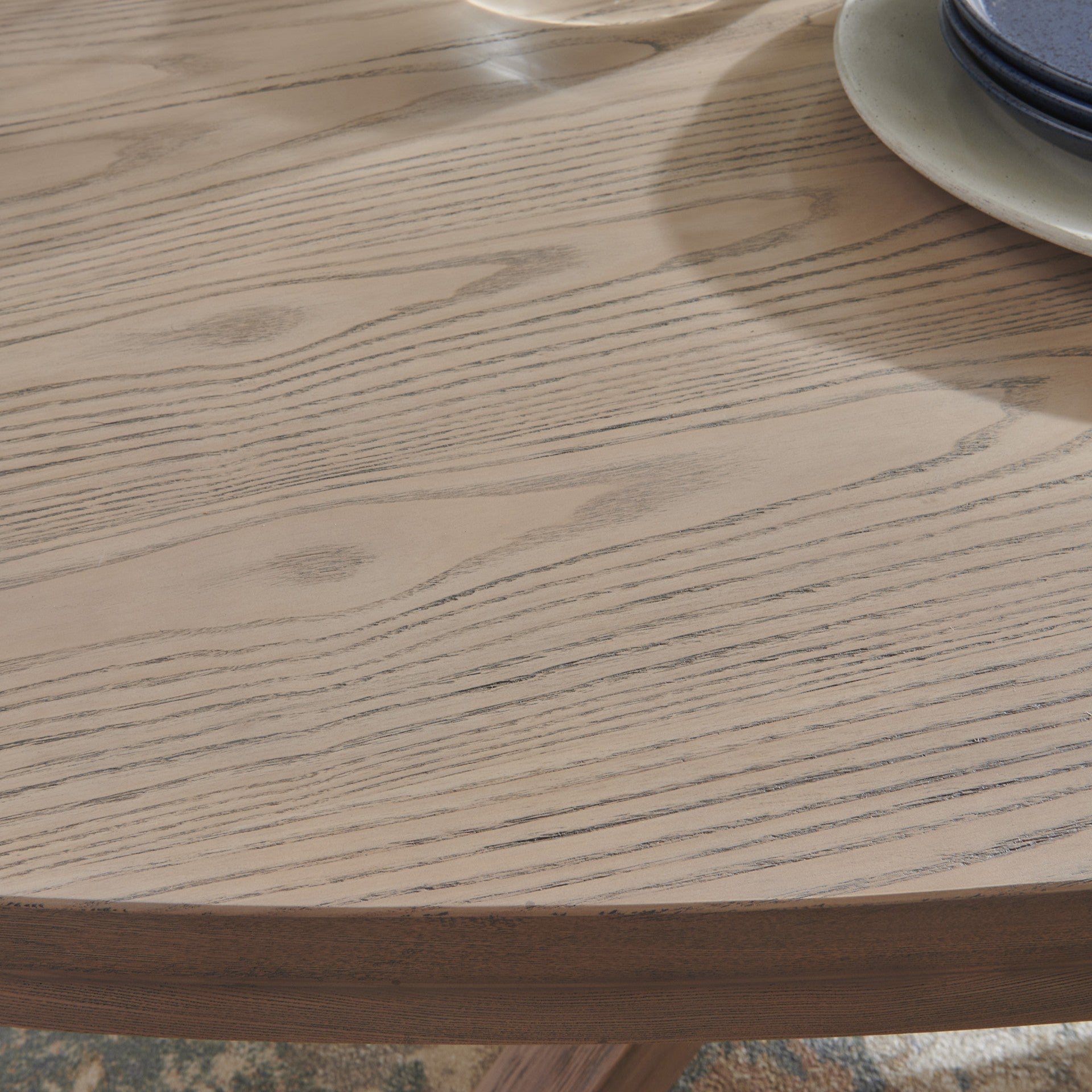 Falun Smoked Oak 235cm Oval Dining Table