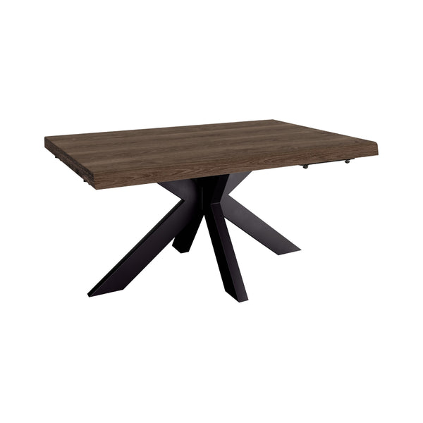 Franklin 140cm Dining Table With Metal Star Base