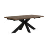 Franklin 180cm Dining Table With Metal Star Base