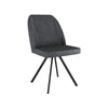 Franklin Swivel Dining Chair - Grey