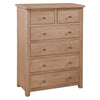 Henley Oak Chest of Drawers - 2 Over 4