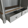 Norfolk Oak & Grey - 3 Door Wardrobe