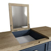 Norfolk Oak & Blue Painted Dressing Table