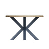 Norfolk Oak & Blue Painted Dining Table - 1.5m Round