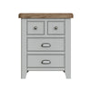 Norfolk Oak & Grey Painted Bedside - Extra Large