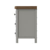 Norfolk Oak & Grey Painted Bedside - Extra Large