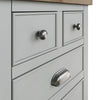 Norfolk Oak & Grey Painted Bedside - Extra Large