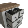 Norfolk Oak & Grey Painted Bedside - Extra Large