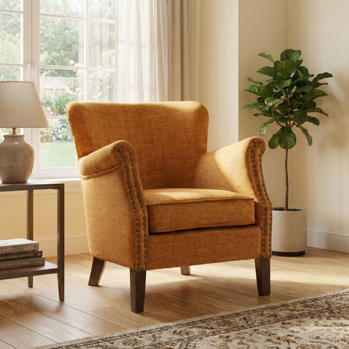 Harlow Accent Arm Chair - Amber