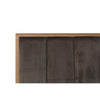 Havana Industrial Oak 4ft6 (135cm) Bed - Fabric Headboard