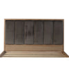 Havana Industrial Oak 5ft (150cm) Bed - Fabric Headboard