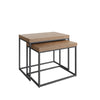 Havana Industrial Oak Nest of 2 Tables
