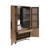 Havana Industrial Oak Wine Cabinet