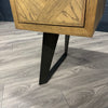 Havana Industrial Oak Desk