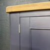 Norfolk Oak & Blue Painted - 3 Door Wardrobe