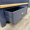 Norfolk Oak & Blue Painted - 3 Door Wardrobe