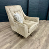Salute Sofa - Swivel Chair - Aaron Mink (Showroom Clearance)