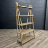 Suffolk Grey Oak - Large Leaner Bookcase