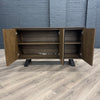 Stamford Dark Oak Petite Sideboard - 3 Door