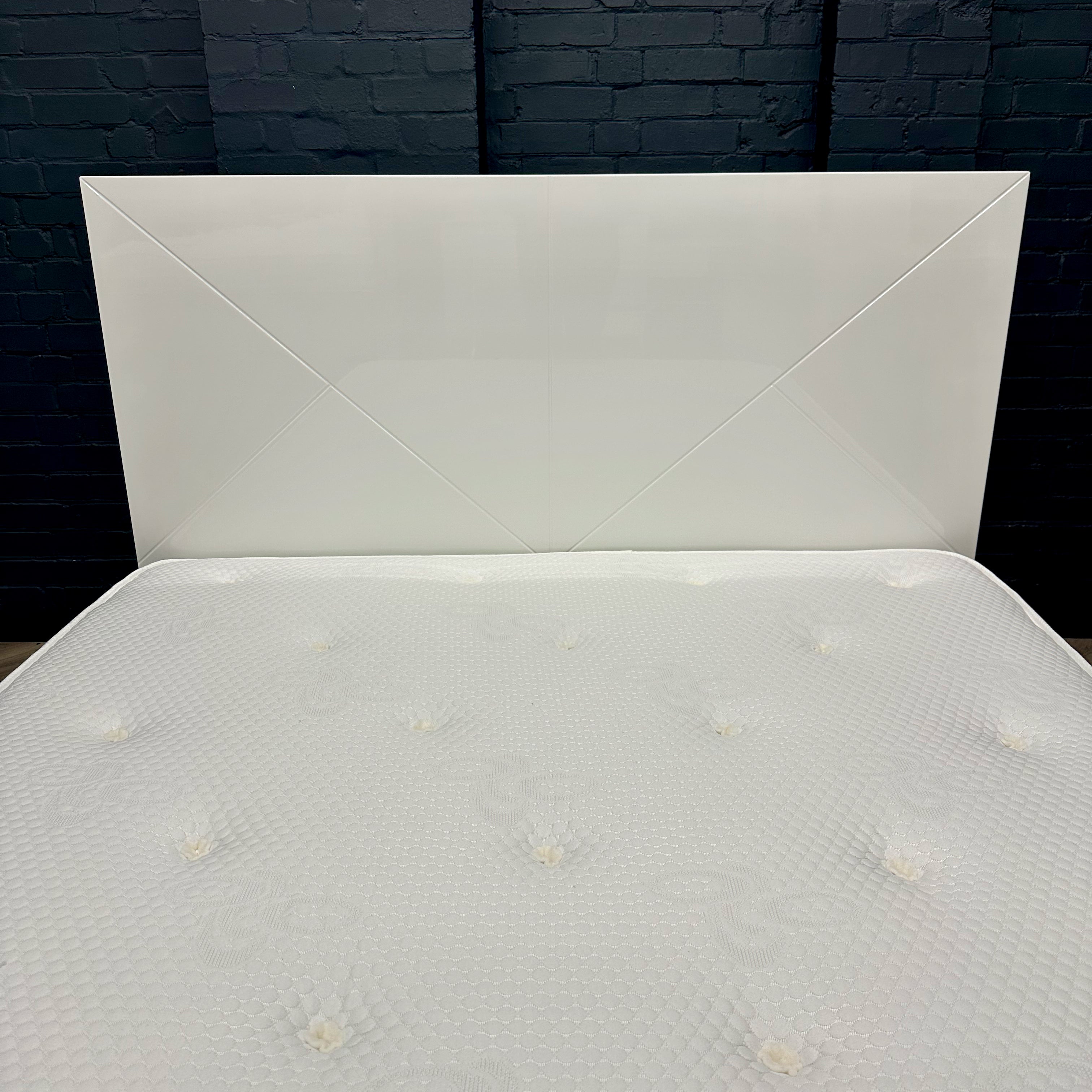 Arezzo Gloss White Bedframe - 5ft Kingsize