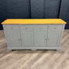 Harmony 4 Door, 4 Drawer Sideboard - Pewter
