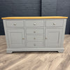 Harmony 2 Door, 6 Drawer Sideboard - Pewter