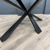 Stamford Dining Table With Metal Base - 180cm Fixed Top