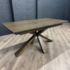 Stamford Oak Dining Table with Cross Leg Wooden Base - 160cm Extending Table