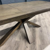 Stamford Oak Dining Table with Cross Leg Wooden Base - 160cm Extending Table