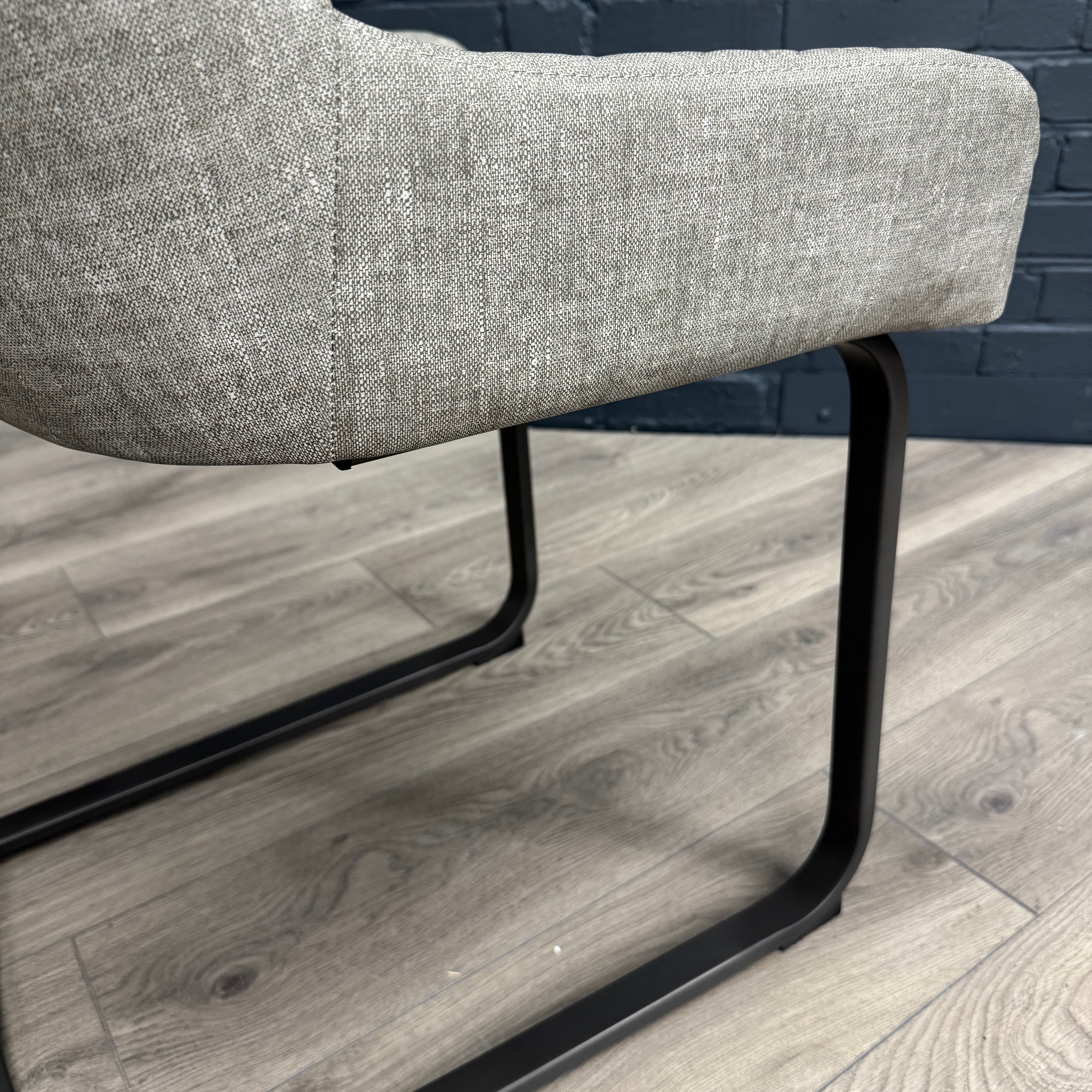 Fusion Cantilever Dining Chair - Platinum