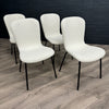 Oliver Sintered Stone - Large Table PLUS 4x Ivory Chairs