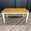 Chester White Painted Oak Dining Table - 1.6m Butterfly Extending