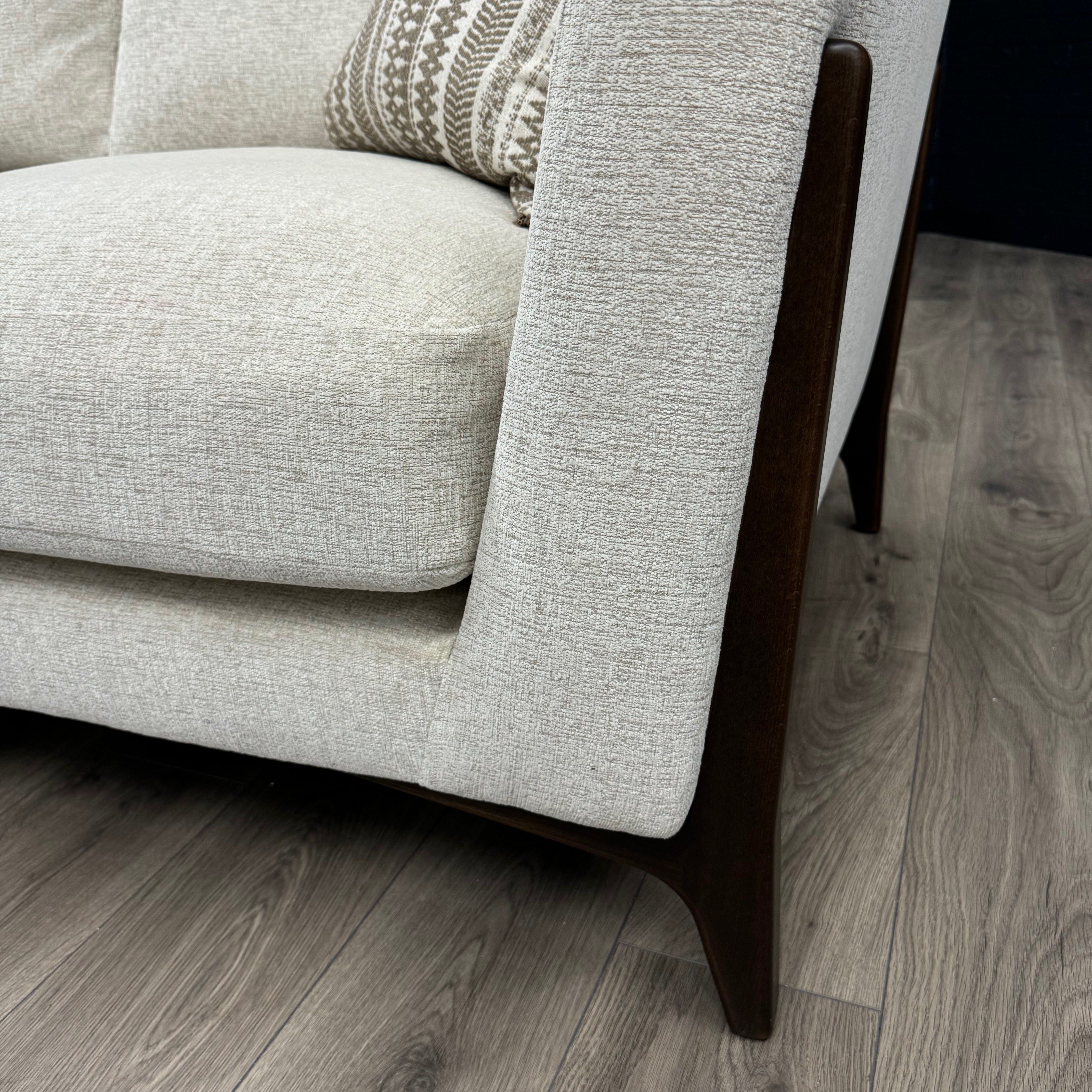 Ren Sofa - 1 Corner 2 With Stool - Lassie Linen (Showroom Clearance)