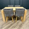 Oslo Premium Oak - Extending Dining Table, PLUS 4x Luxury Chairs